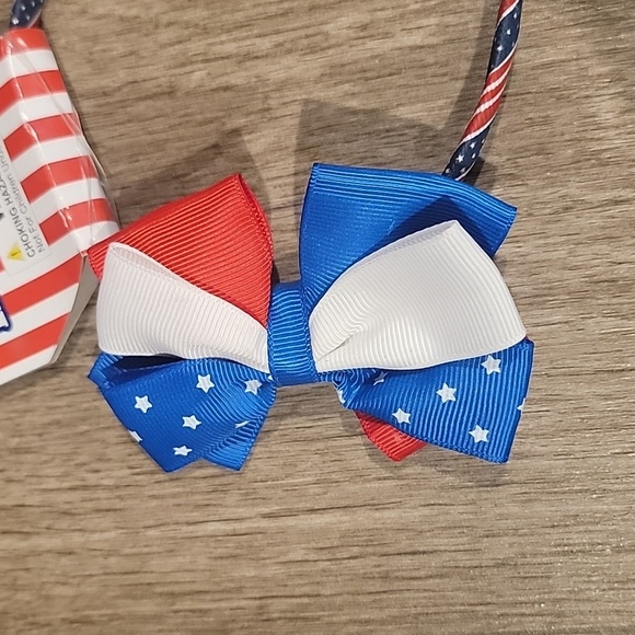 (J24) Patronic Headband Toddler with bow - Picture 3 of 3